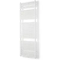 VIPERA Alegria dubbele handdoekradiator 60 x 180 cm centrale verwarming mat wit zij- en middenaansluiting 2010W