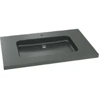 Balmani Napoli enkele wastafel verzoete graniet 90 x 55 cm