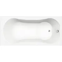 Luca Varess Trasime eenpersoons inbouwbad 170 x 80 cm acryl Glanzend Wit