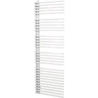 VIPERA Nevada enkele handdoekradiator 60 x 180 cm centrale verwarming Glanzend Wit zijaansluiting 1103W