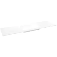 Storke Mata enkele wastafel matte solid surface 165 x 52 cm