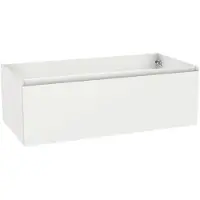 Storke Edge zwevende wastafelonderkast 105 x 52 cm mat wit 1 lade