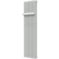 VIPERA Corrason dubbele badkamerradiator 50 x 180 cm centrale verwarming mat wit zij- en middenaansluiting 2.537W