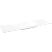 Storke Mata enkele wastafel matte solid surface 155 x 52 cm