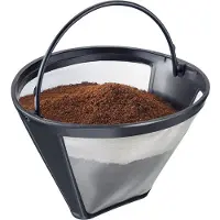 Westmark permanente filter voor koffiezet uit kunststof en rvs zwart 11.2x11.9x8.3cm