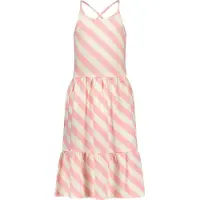 B.NOSY gestreepte halter jurk roze/wit Meisjes | Maat: 116