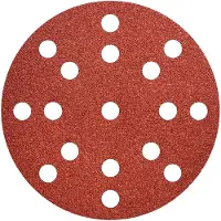 Metabo Hechtschuurpapier | Ø 125 mm multiperforatie | P 60 | hout en metaal (50 st.) - 626849000
