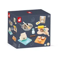 Janod In De Keuken - Banketbakkerij - Set Houten Accessoires Om Te Bakken Als Volwassenen! - Geschikt vanaf 3 Jaar