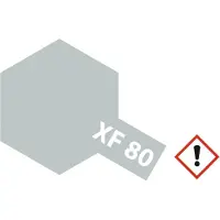Tamiya Hobbyverf Acrylverf - XF-80 British Navy Grey - Matt - Acryl - Verf potje - 10 ml