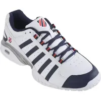 K-Swiss Receiver III Omni Tennisschoenen - Maat 45 - Mannen - wit/blauw/rood