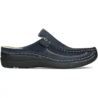 Wolky Instapper Roll Slide Men Antique Nubuck Blue-Schoenmaat 43