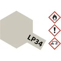 Tamiya Hobbyverf Enamel verf - LP-34 Light Grey - Matt - Lacquer Paint - Verf potje - 10 ml