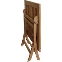 Vita tuintafel Milton teak vierkant 80x80x76 cm