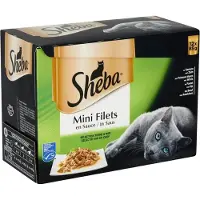 Sheba Multipack Mini Filets Chef Pouch - Kattenvoer - 1 x 12x85 g