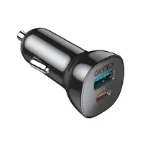 Choetech 38W QC3.0+PD20W autolader (zwart)