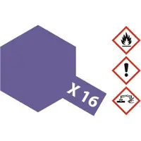 Tamiya Hobbyverf Acrylverf - X-16 Purple Violet - Gloss - Acryl - 23ml Verf potje - 23 ml