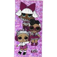 L.O.L. Surprise! LOL Surprise badhanddoek - 140 x 70 cm. - L.O.L. Surprise! strandlaken handdoek