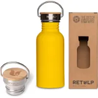Retulp Urban Waterfles - Happy Yellow - 500 ml - Happy Yellow