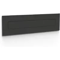 Albo Briefplaat - - brievenbusklep - zwart - aluminium - design- Integra 400