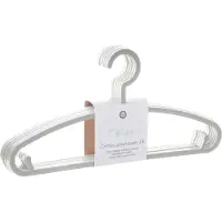 Atmosphera Kids Kinderhanger - Kledinghanger - Wit - 24 stuks - Kunststof