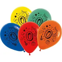 Tib Ballonnen Cijfer 0 30 Cm Latex 7 Stuks