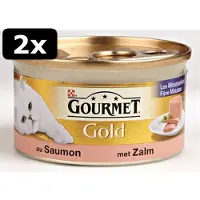 Gourmet 2x GOLD MOUSSE ZALM 24X85GR