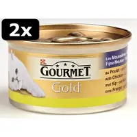Gourmet 2x GOLD MOUSSE KIP 24X85GR