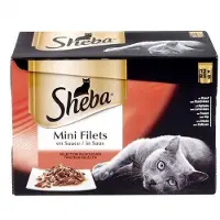 Sheba - Mini filets Traiteur selectie in saus -3x 12x85g