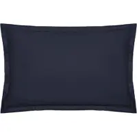 Atmosphera Katoen kussensloop - Set van 2 stuks - 50x70cm - Donkerblauw