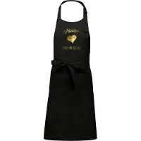 Kariban Naam cadeau - Mariska - Hart van Goud - Keukenschort -zwart - cadeau Moederdag - trouwdag - verjaardag - jubileum
