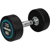 Avento Dumbbell - Halter 7.5 kg - Zwart/Staal