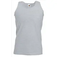 Fruit Of The Loom Set 2 stuks Grijze Tanktop / sportshirt maat XXXXXL