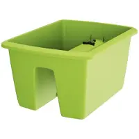 Prosperplast 1 x Bloembak Balkonbak Respana Railing 30x40x21cm LIME