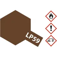 Tamiya Hobbyverf Enamel verf - LP-59 NATO Brown - Matt - Lacquer Paint - Verf potje - 10 ml