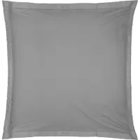 Atmosphera kussensloop set van 2 - Katoen - 63 x 63 cm - Grijs