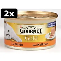 Gourmet 2x GOLD MOUSSE KALK 24X85GR