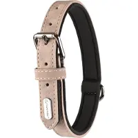 Flamingo Halsband Delu Taupe 52/62cm 30mm