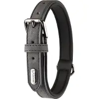 Flamingo Halsband Delu Zwart 42/52cm 25mm