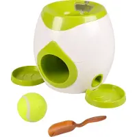Flamingo Wilson Interactief Apporteerspel - Wit/Groen - 18 cm