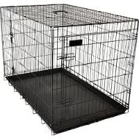 Flamingo Hondenbench S – Opvouwbare Hondenbench Auto – Hondenbench Draadkooi Zwart – 61x43x50 cm – hondenbench Ebo Zwart