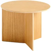 HAY Slit salontafel Ø45 cm Lacquered oak