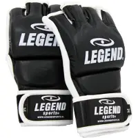 Legend Sports Bokszak / MMA Handschoenen Heren/Dames Zwart-Wit Leer