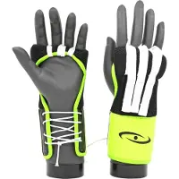 Legend Sports Binnenhandschoenen PRO Heren/Dames Zwart-Neon PU