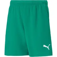 Puma teamRISE Voetbalbroekje Kids Groen Wit | Maat 140