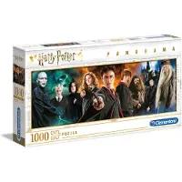 Clementoni - Puzzel 1000 Stukjes Panorama Harry potter, Puzzel Voor Volwassenen en Kinderen, 14-99 jaar, 61883