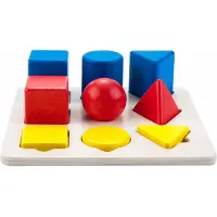 Engelhart Planet Happy Sorteerbord geometrisch kleur/grootte 3x