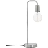 Blokker Tafellamp Metaal Zilver hoogte 45 cm