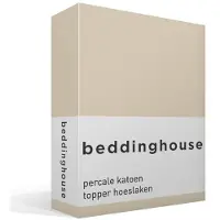 Beddinghouse Topper Hoeslaken Natural (Percal)-160 x 200 cm