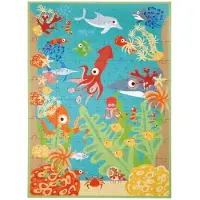 Scratch Puzzel - Oceaan - 43.5X60Cm - 100 Stukjes - 5 Jaar