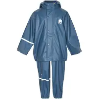 CeLaVi Regenkleding m. Bretellen - PU - Petrol - - 80 - Regenkleding